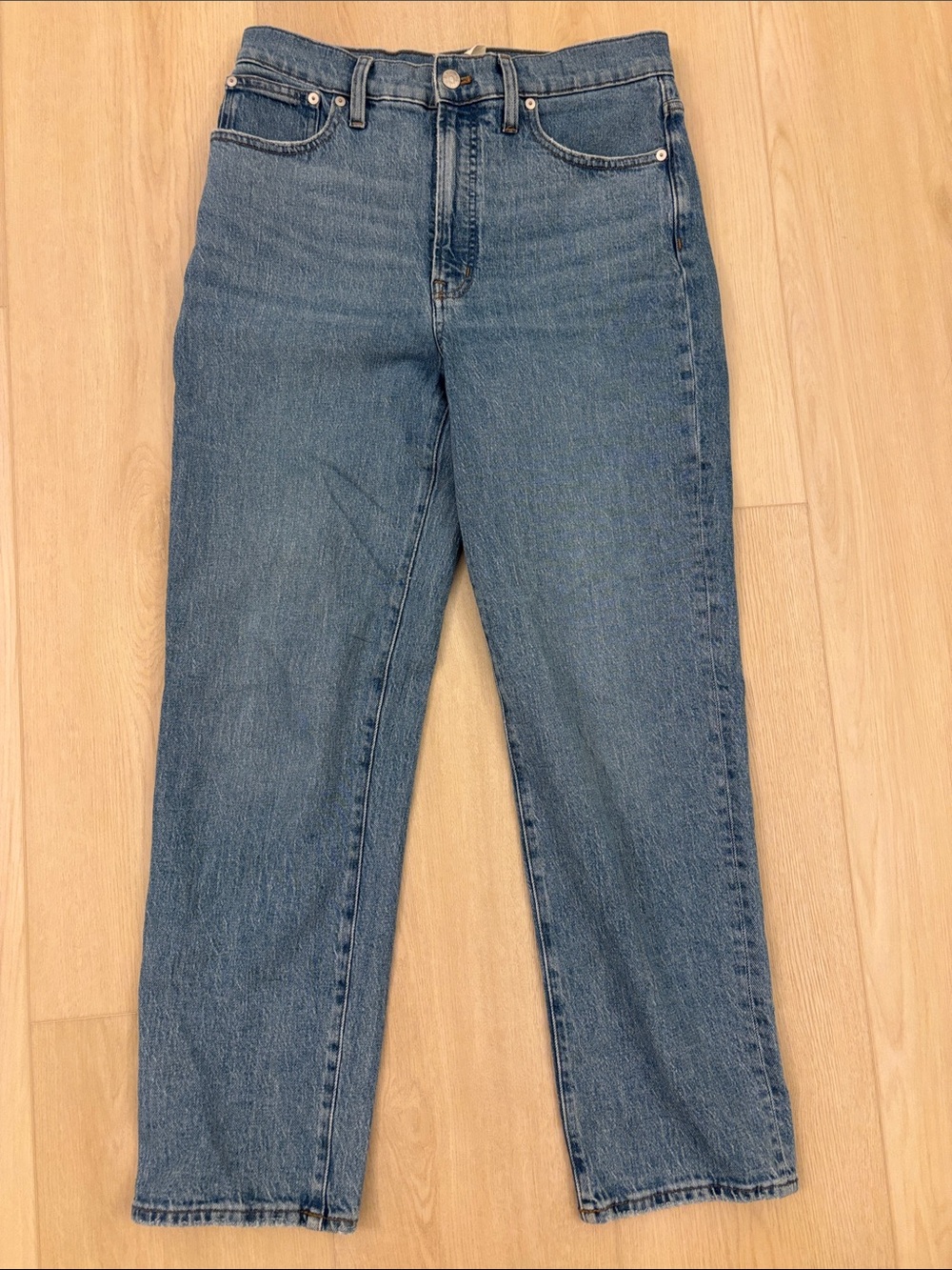 Madewell perfect vintage straight Jean